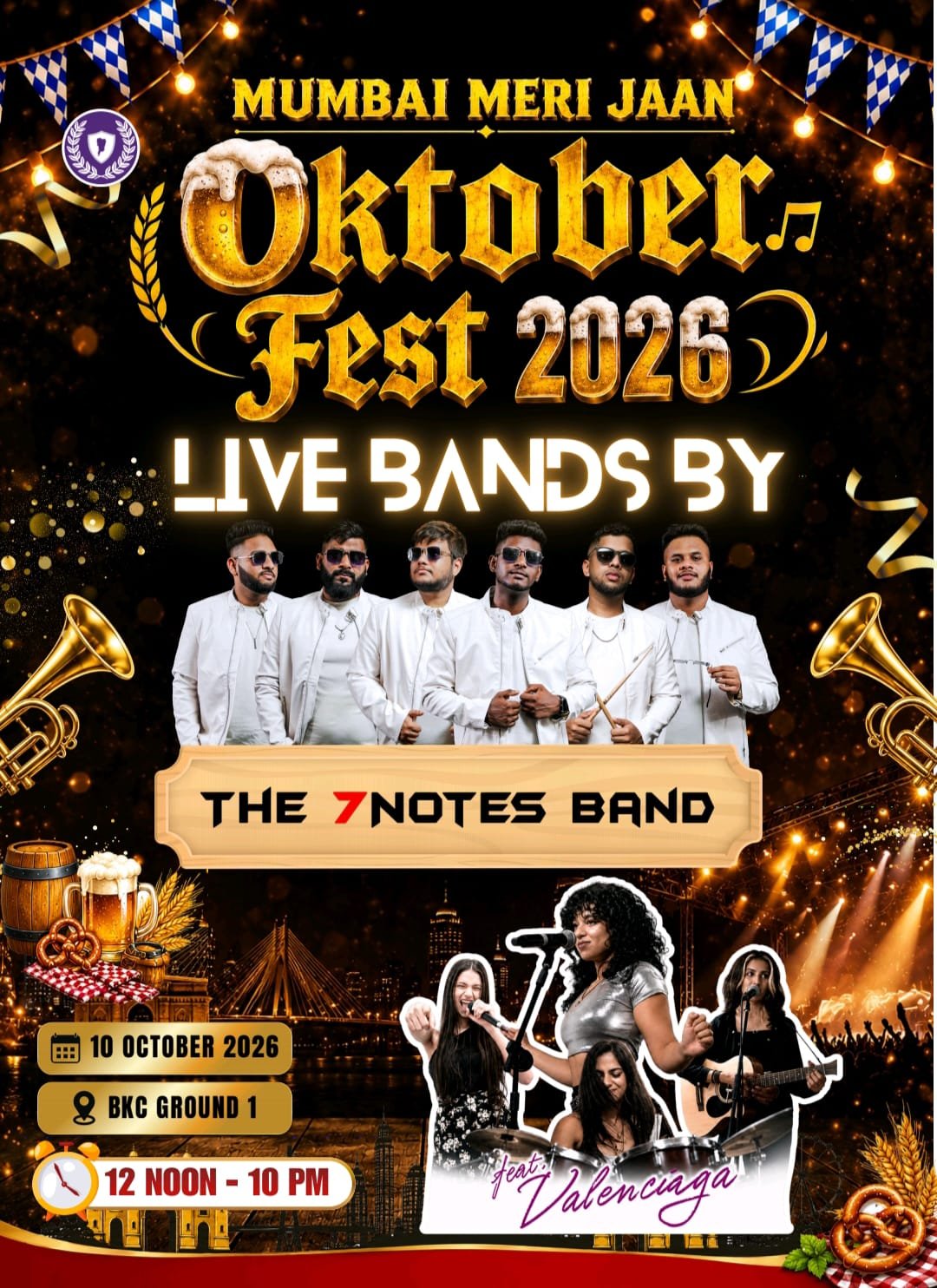 Oktober Fest 2026 live bands poster